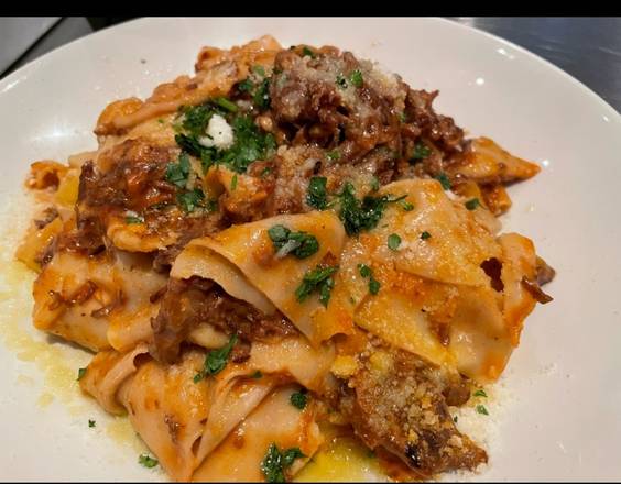 Order Braised Short Ribs Pappardelle food online from Boca Pizzeria - Corte Madera store, Corte Madera on bringmethat.com