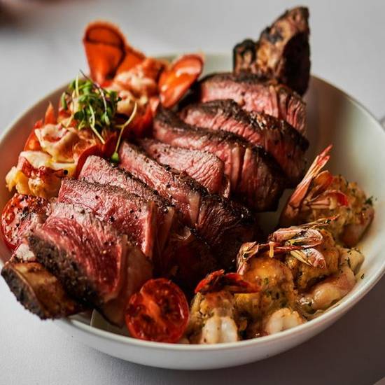 Order Prime Surf & Turf for Two food online from Fleming's Prime Steakhouse & Wine Bar store, The Woodlands on bringmethat.com