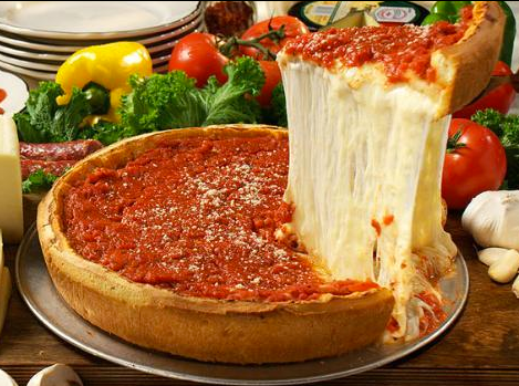 Order 12" Large Stuffed Cheese Pizza food online from Suparossa store, Chicago on bringmethat.com