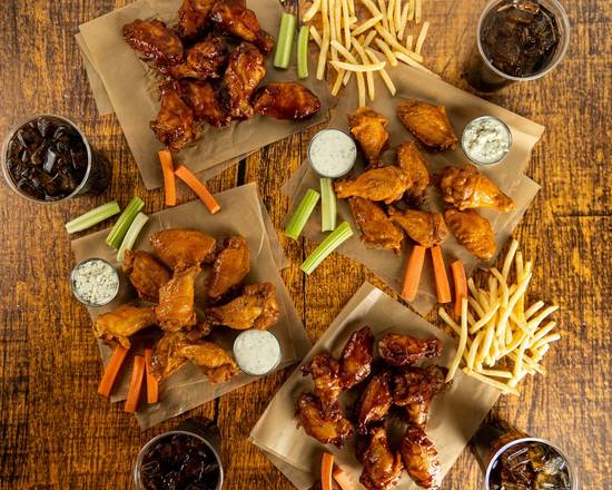 Order 32-Count Party Pack food online from Wild Wild Wings store, Pleasantville on bringmethat.com