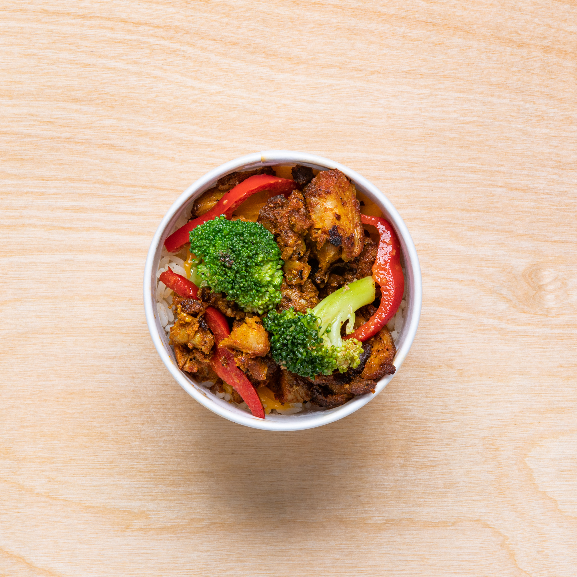 Order Kids' Rice Bowl food online from Green Tomato Grill store, Brea on bringmethat.com