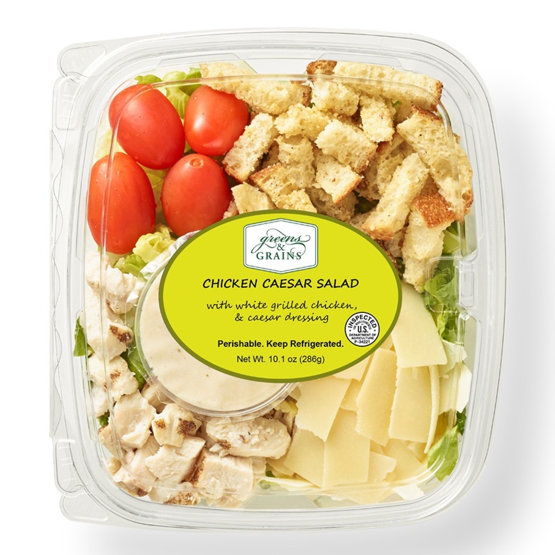 Order Chicken Caesar Salad, 10.1 Oz. food online from Lucky California store, Castro Valley on bringmethat.com