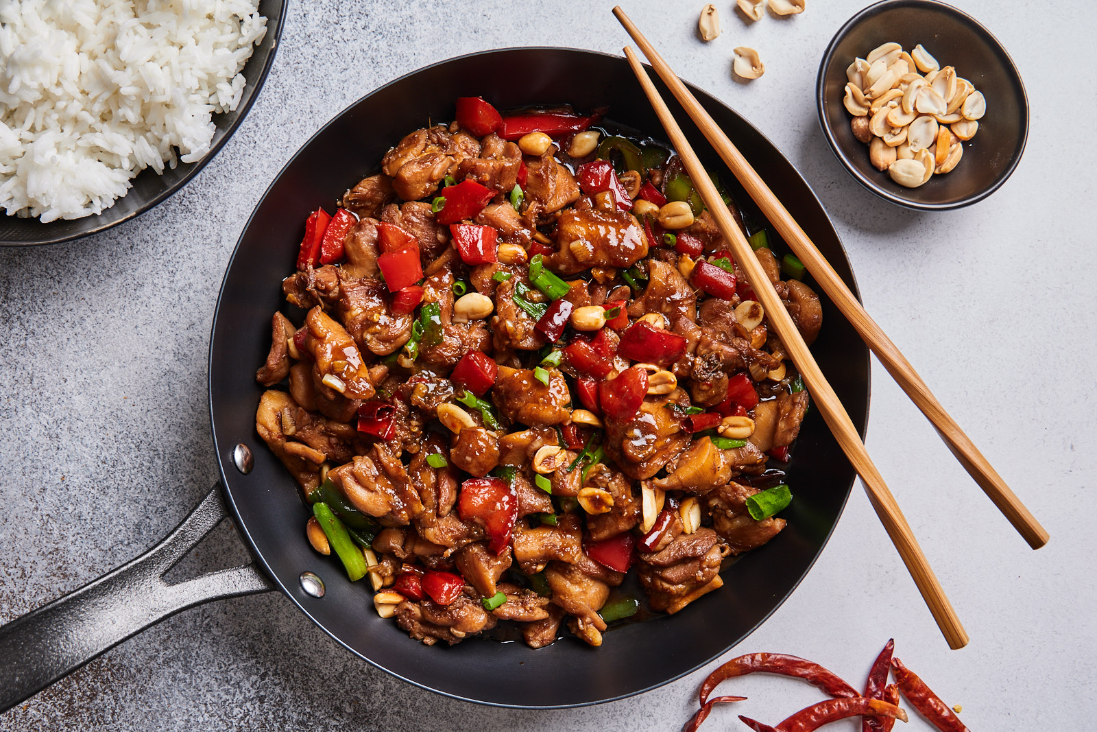 Order Kung Pao Chicken food online from Wong Wok store, Glendale on bringmethat.com