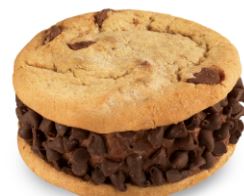 Order Kiss N' Tell Chocolate Ice Cream Cookie Sandwich food online from Cold Stone Otsego store, Otsego on bringmethat.com