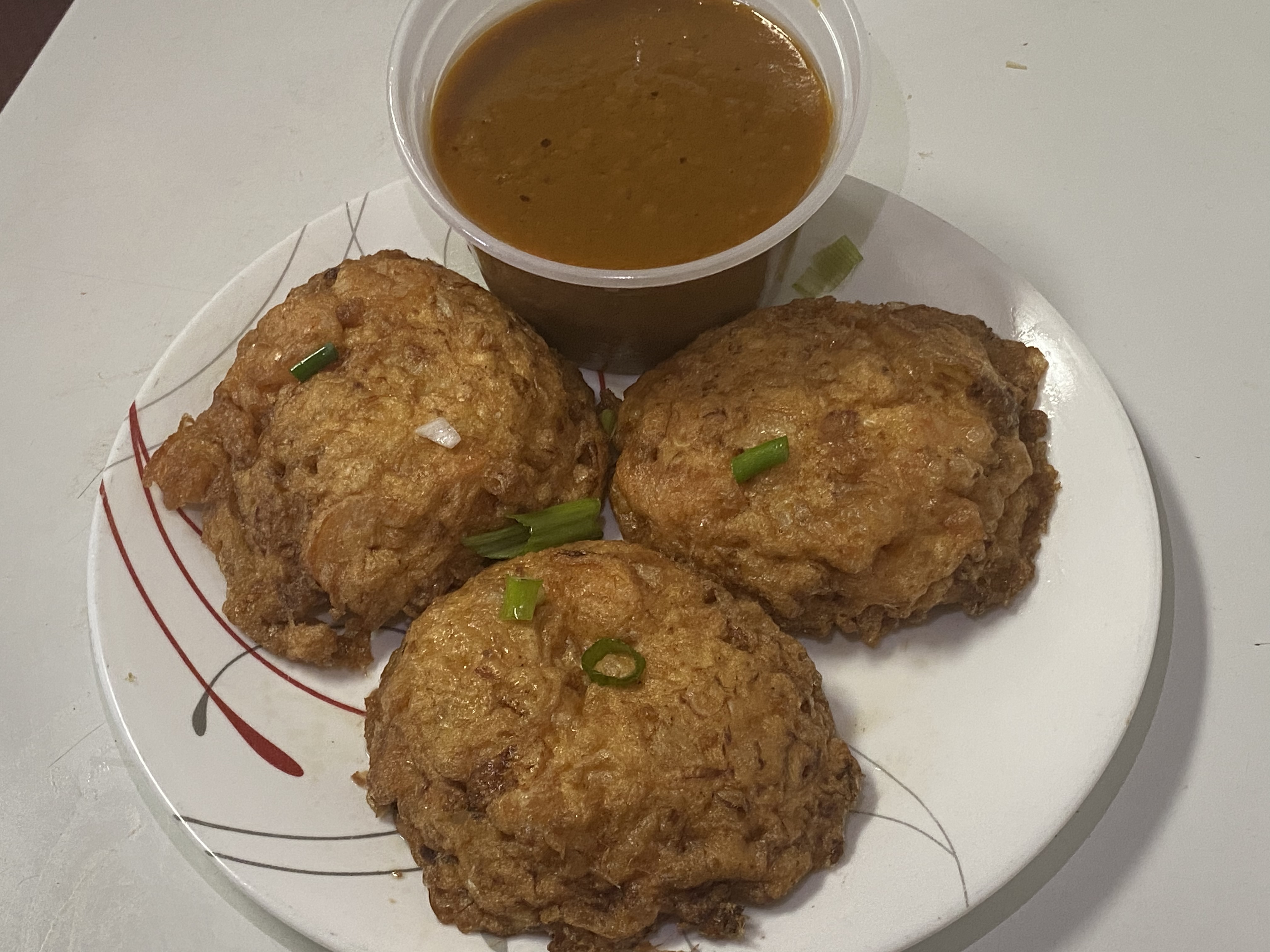 Order 135. Chicken Egg Foo Young food online from New China Express store, Newport News on bringmethat.com
