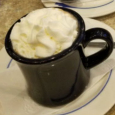 Order Hot Chocolate with Whipped Cream food online from Atlantic Diner store, South Richmond Hill on bringmethat.com