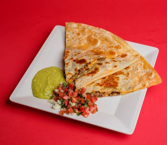 Order Meat Quesadilla food online from Robertito'S Taco Shop store, Fresno County on bringmethat.com