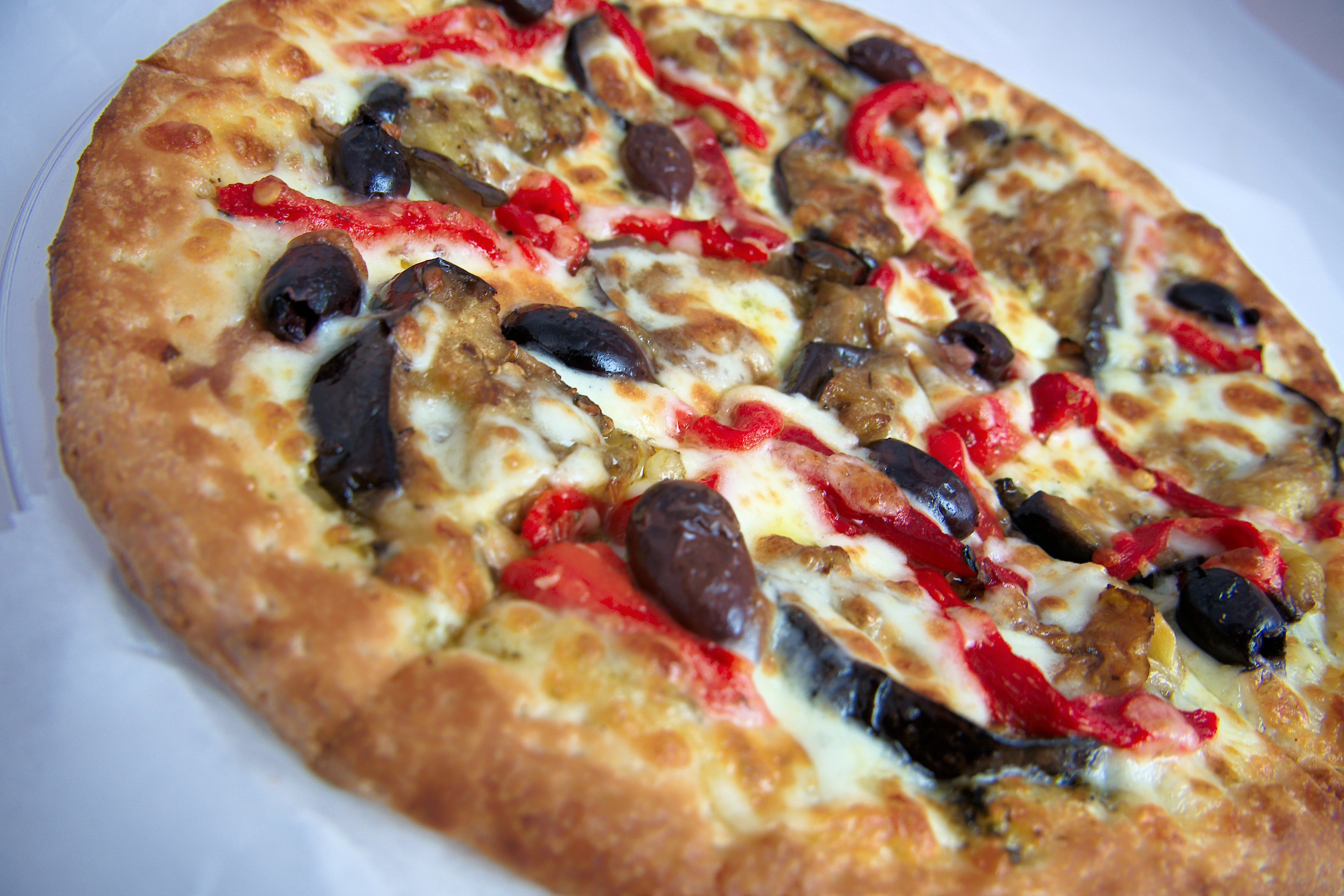 Order Roasted Eggplant Pizza - Small 10'' food online from Pizza Pie Me store, Arlington on bringmethat.com