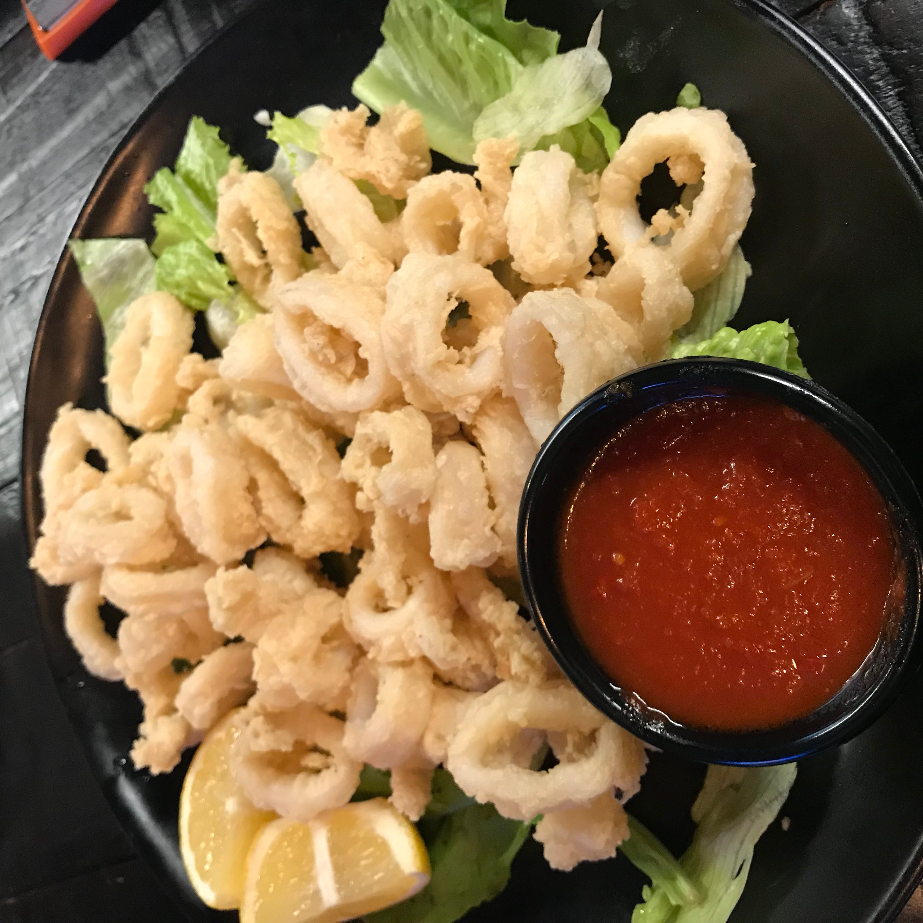 Order Fried Calamari - Appetizer food online from Rodolfo Pizzeria store, South Plainfield on bringmethat.com