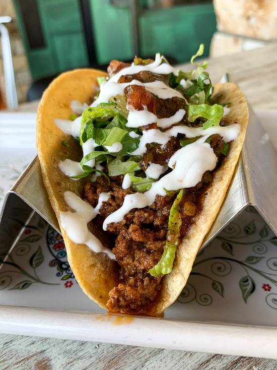 Order Carne de Res Rosie-Style (Tacos) food online from Fat Rosie Taco & Tequila Bar store, Lincolnshire on bringmethat.com