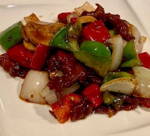 Order D03. Mongolian Beef food online from Andorra Ping Pong Restaurant store, Philadelphia on bringmethat.com