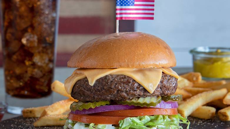 Order All-American Burger™ food online from Shoney'S store, Branson on bringmethat.com