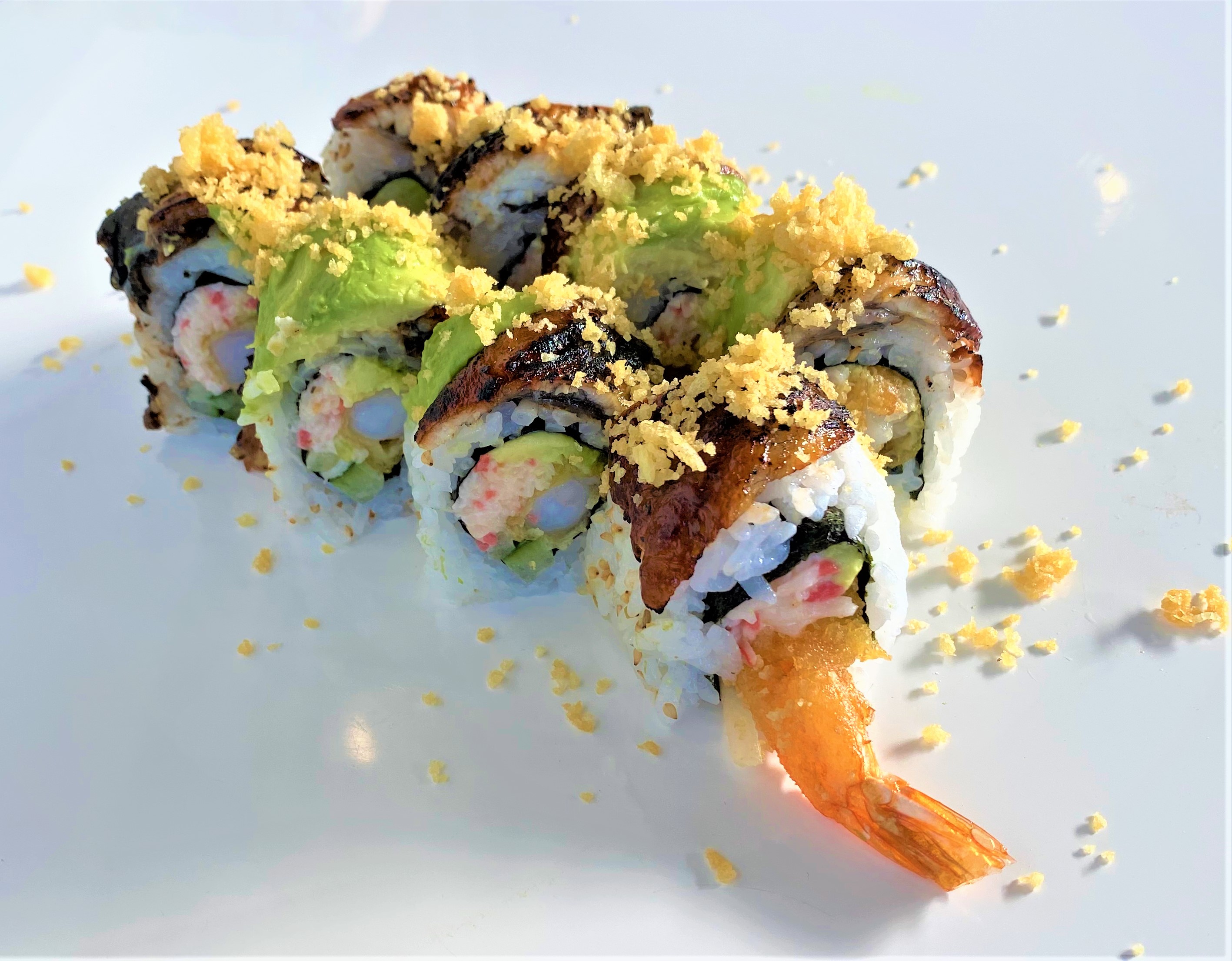 Order Crunchy Dragon food online from Roll It Sushi store, Newport Beach on bringmethat.com