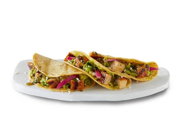 Order Street Style Chicken Tacos food online from Qdoba Mexican Eats store, Saint Louis on bringmethat.com