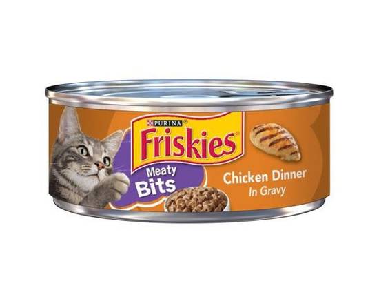 Order Friskies Wet Cat Food, Meaty Bits, Chicken Dinner In Gravy 5.5 oz food online from Rocket store, Ontario on bringmethat.com