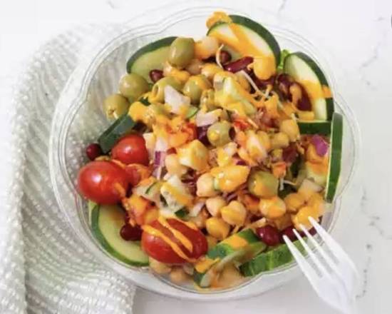Order Garden Salad food online from Halal Munchies store, New York on bringmethat.com