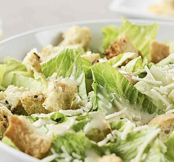 Order Caesar Salad  food online from Famous Pizza store, Paramus on bringmethat.com