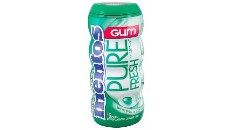 Order Mentos Gum Pure Fresh Spearmint, food online from Shell Rock Spring store, Bel Air on bringmethat.com