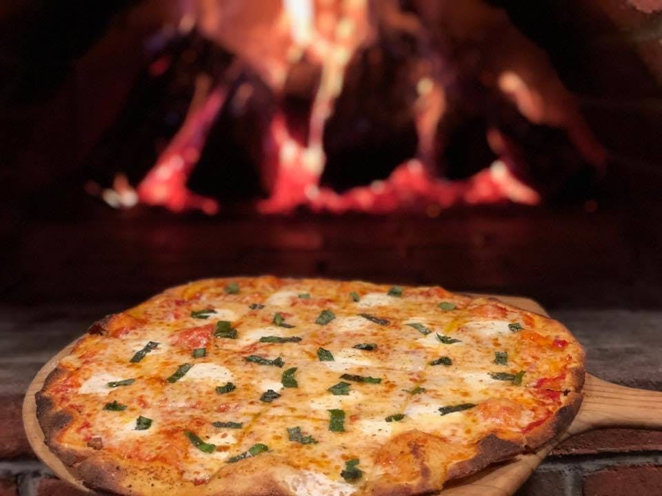 Order The Margherita Pizza - 14” (Serves 2-4) food online from Georgetown Tavern On The Hill store, Cambridge on bringmethat.com