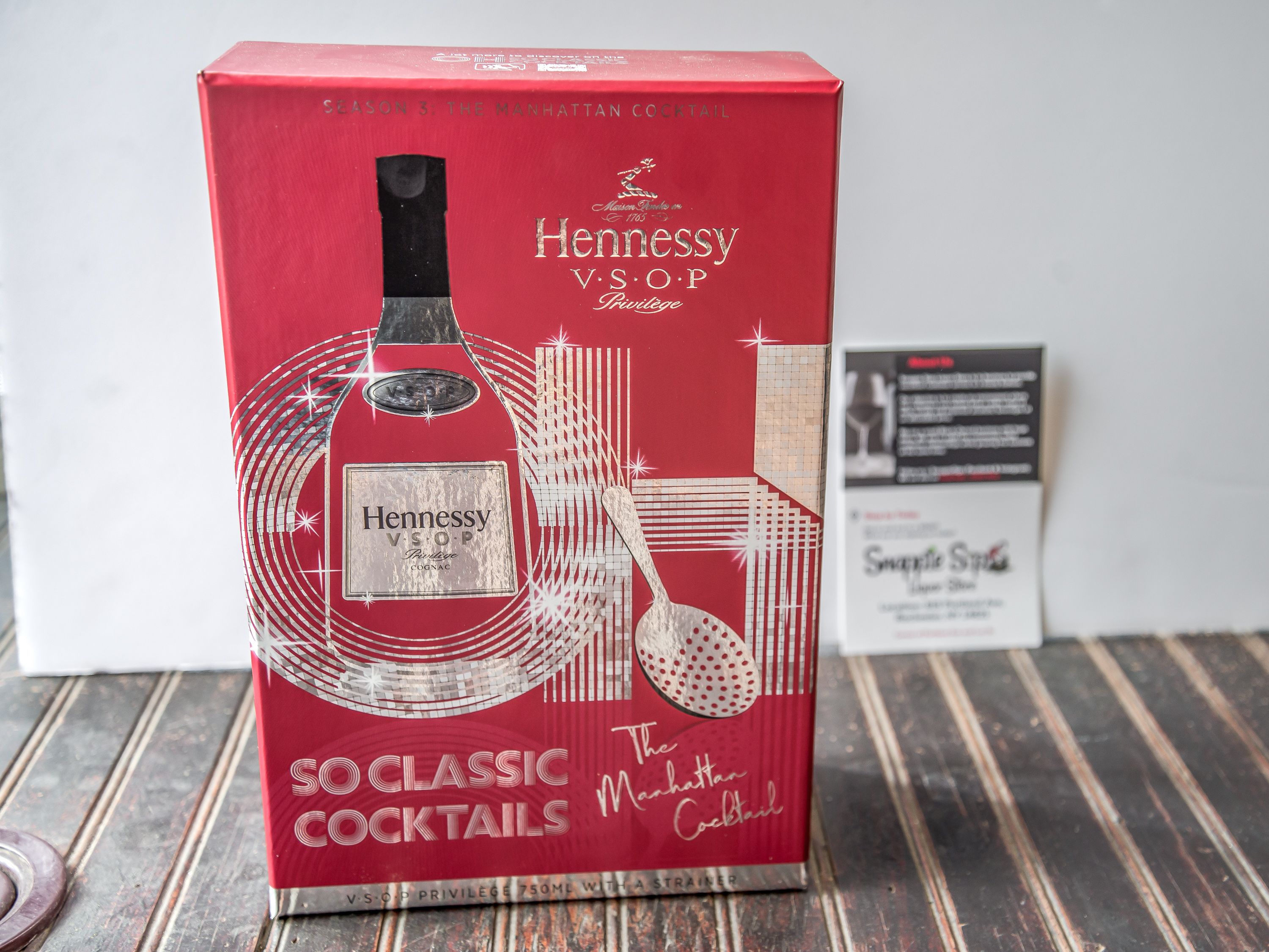 Order Hennessy V.S.O.P Priv With Strainer Gift Box 750ML	 food online from Snappie Sips store, Rochester on bringmethat.com