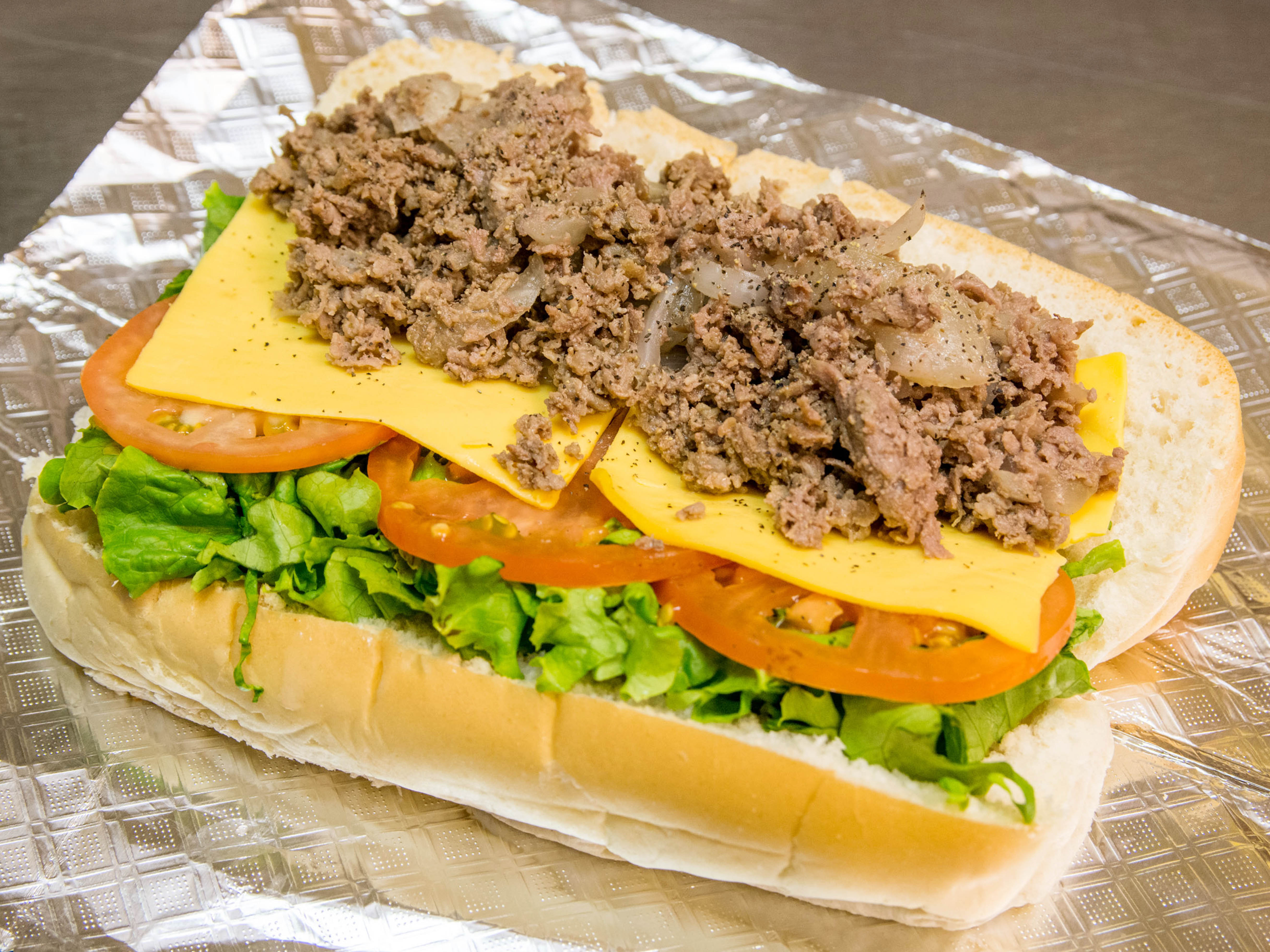 Order Fresh Cut Cheese Steak Sub food online from York Pizza Subs & Wings store, Baltimore on bringmethat.com