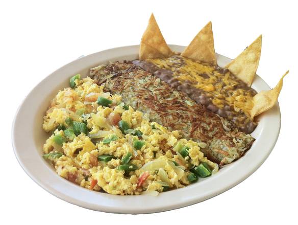 Order Eggs a La Mexicana food online from Angelo 6 Burger store, Upland on bringmethat.com
