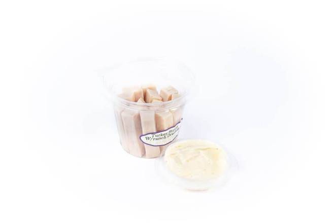 Order Turkey Strips With Ranch Sauce food online from Fialkoff Kosher Pizza store, Lawrence on bringmethat.com
