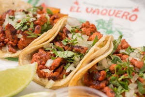 Order Tacos al Pastor food online from El Vaquero store, Monroe on bringmethat.com