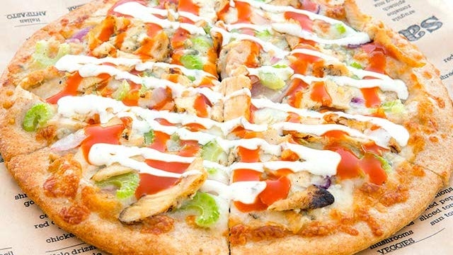 Order buffalo chicken pizza food online from Make Pizza+Salad store, San Diego on bringmethat.com