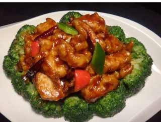 Order L18. Orange Chicken Combo food online from Emperor Chinese store, Charlotte on bringmethat.com