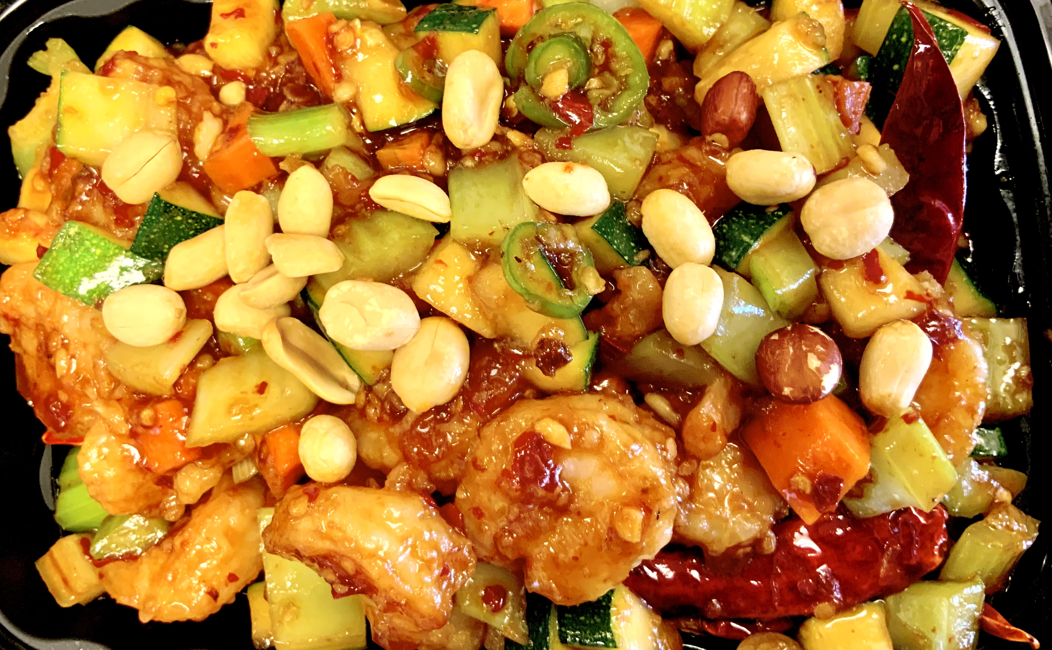 Order Kung Pao Shrimp food online from China A Go Go store, Las Vegas on bringmethat.com