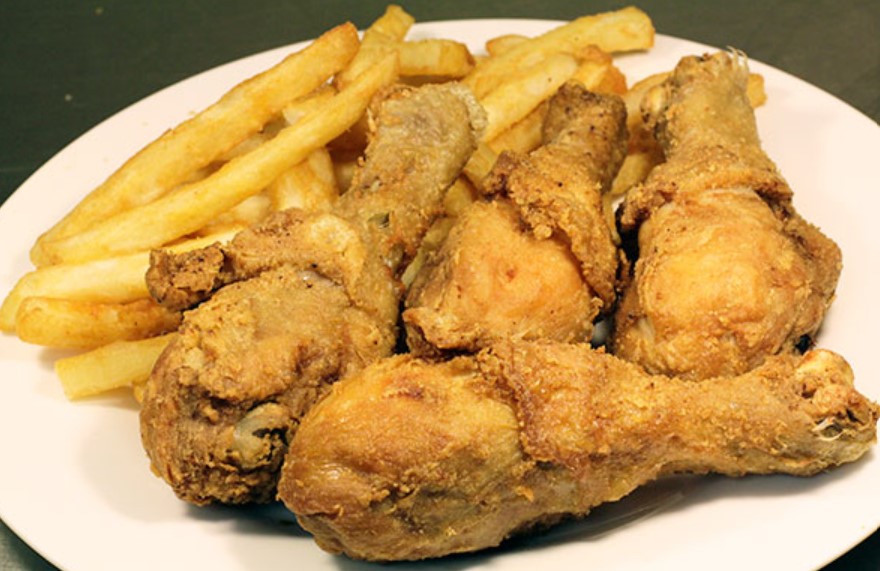 Order 6 Piece Chicken Legs  food online from HipHop Fish & Chicken store, Middle River on bringmethat.com