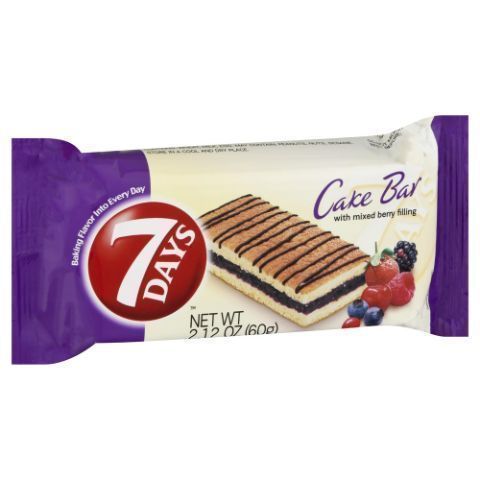 Order 7 Days Cake Bar Mixed Berry 2.12oz food online from 7-Eleven store, Los Angeles on bringmethat.com