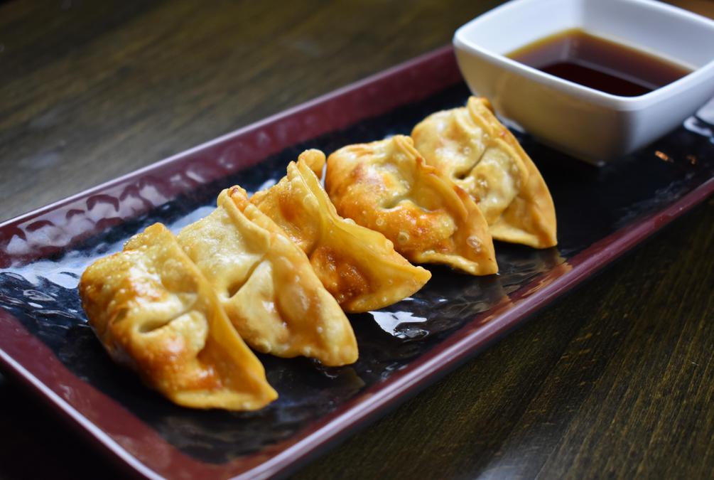 Order Gyoza Plate Small Plate food online from Akaya Sushi, Izakaya & Ramen store, Richardson on bringmethat.com
