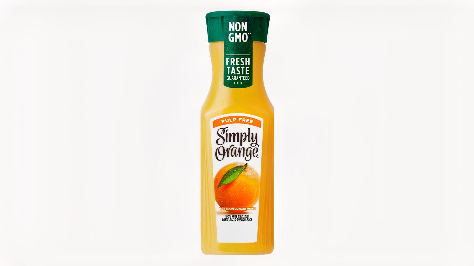 Order Simply Orange Juice 11.5 oz food online from Bad-Ass Breakfast Burritos store, Sandy on bringmethat.com