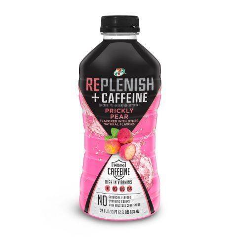 Order 7S Replenish + Caffeine Prickly Pear 28oz food online from Speedway store, White Oak on bringmethat.com