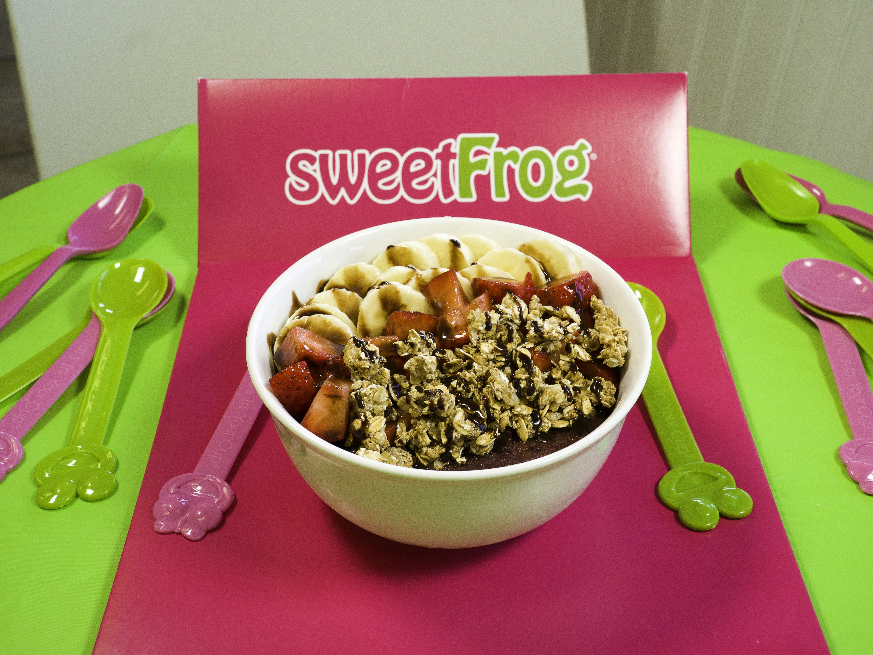 Order 3. Chocolate Berry Acai Bowl food online from Sweetfrog store, Sterling on bringmethat.com