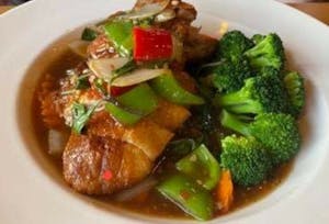 Order Roasted Duck food online from Cozy Thai Kc store, Kansas City on bringmethat.com