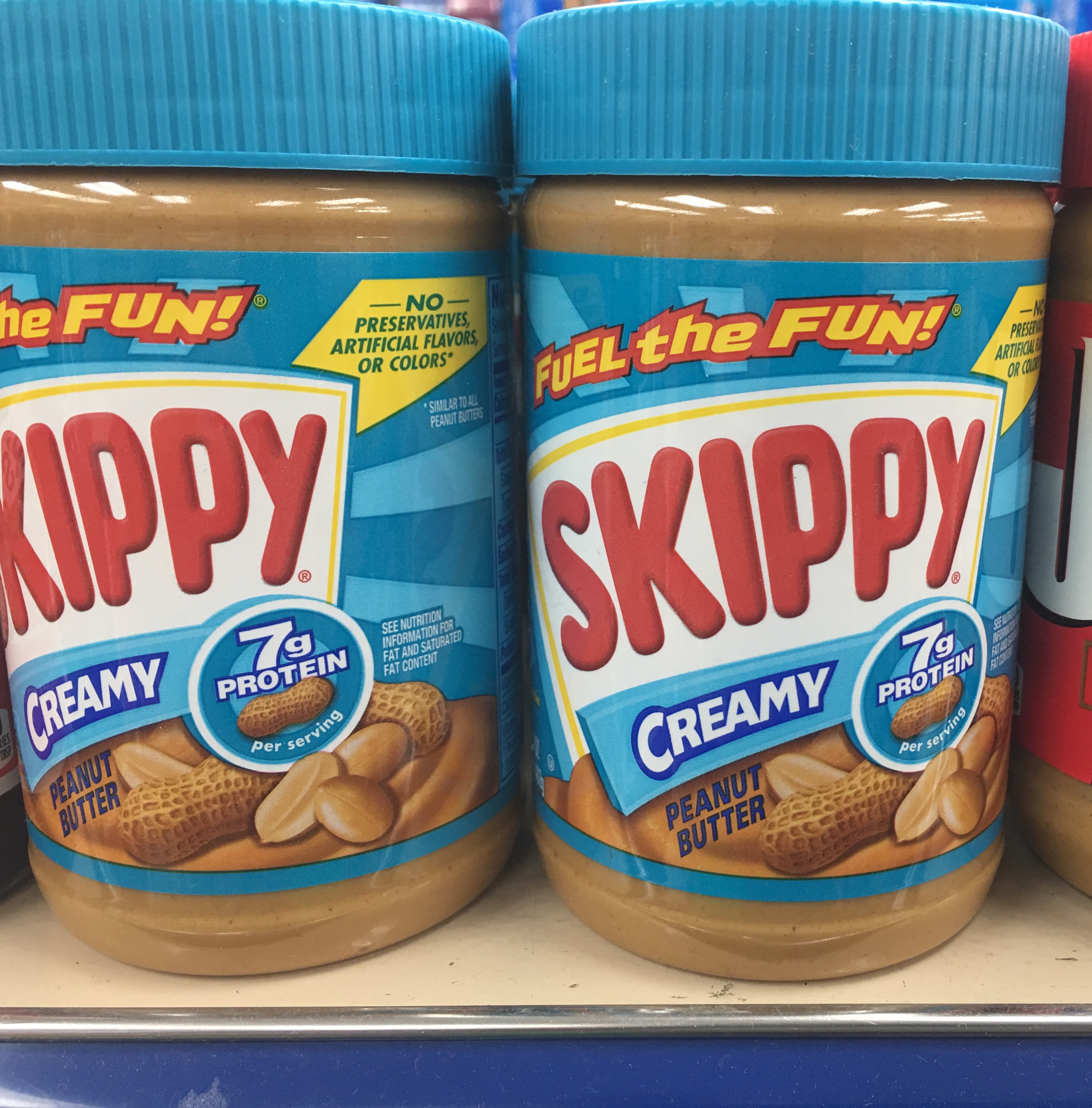 Order Skippy Peanut Butter  16oz creamy food online from The Ice Cream Shop store, Providence on bringmethat.com