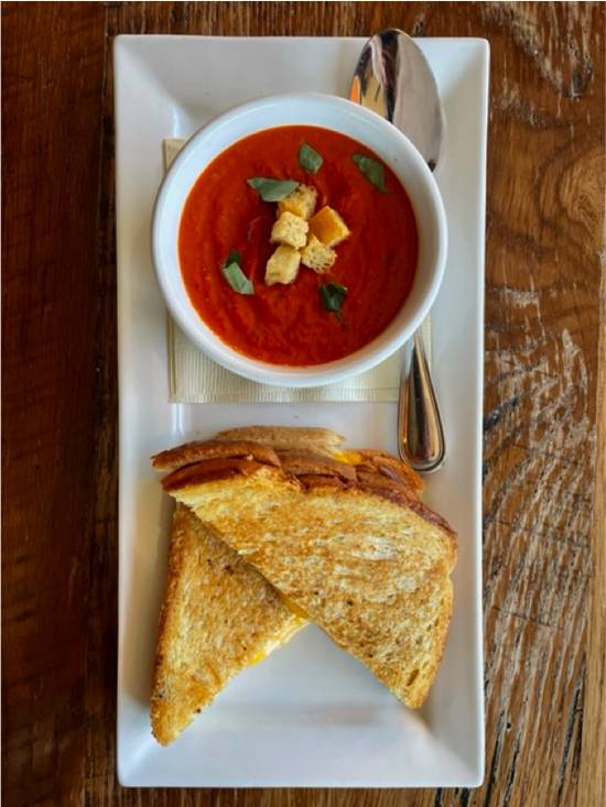 Order Grilled Cheese + Tom Soup food online from City Tap House store, Washington on bringmethat.com