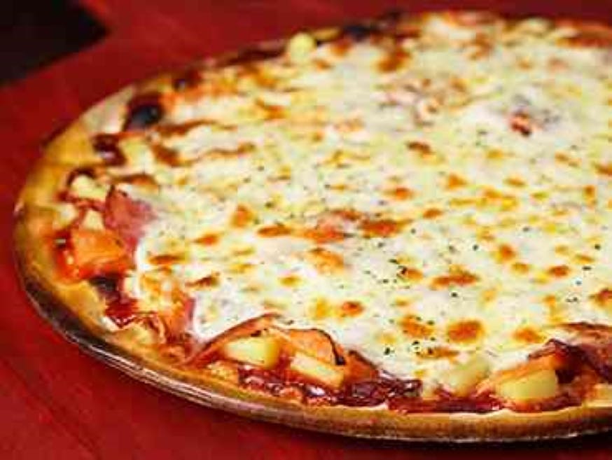 Order Hawaiian Luau Pizza - 12" food online from Rosati Pizza store, Maricopa on bringmethat.com