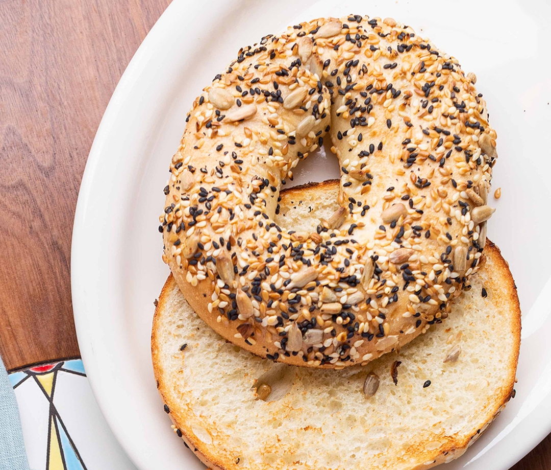 Order Bagel food online from Urth Caffe store, Beverly Hills on bringmethat.com