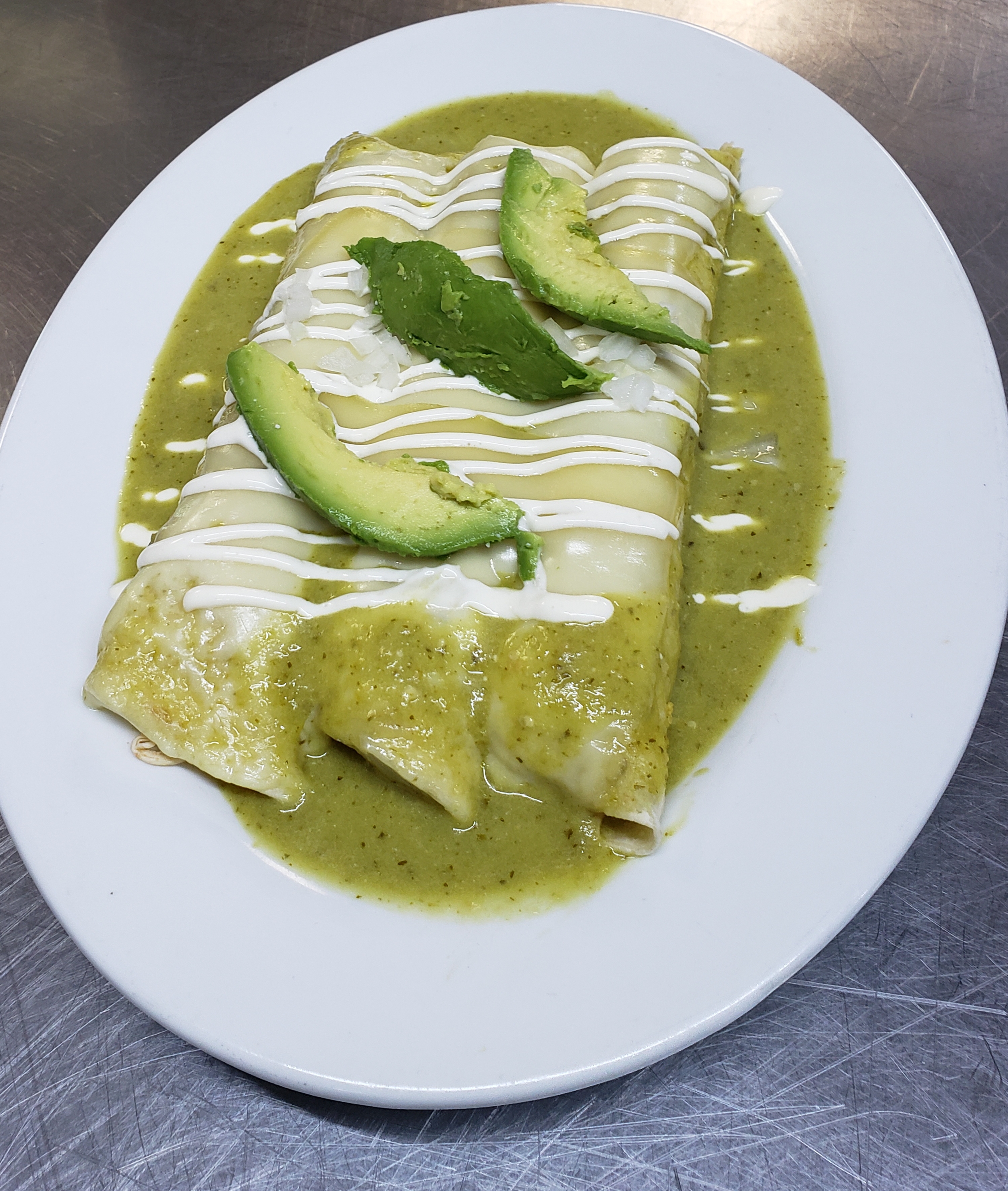 Order Enchiladas Swissas food online from Don Chile Mexican Grill-Southern Blvd store, Bronx on bringmethat.com