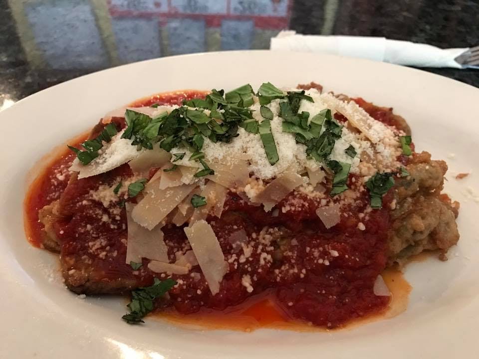 Order Eggplant Parmigiana - Individual food online from John's Of Arthur Ave Restaurant store, Middletown on bringmethat.com