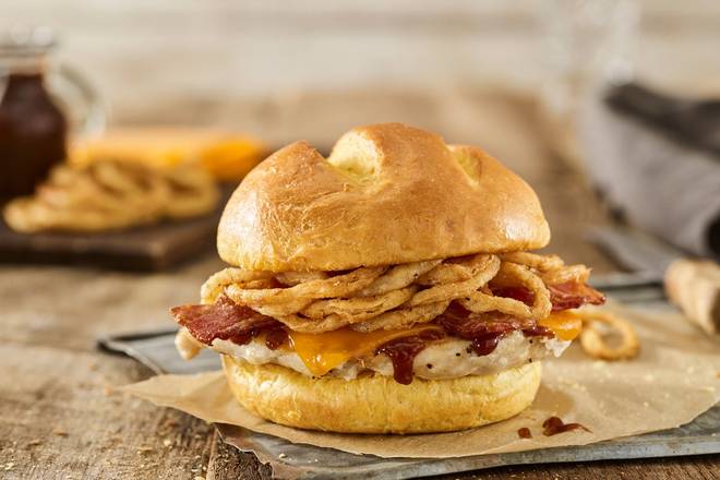 Order BBQ BACON CHEDDAR GRILLED CHICKEN SANDWICH food online from Smashburger store, San Francisco on bringmethat.com
