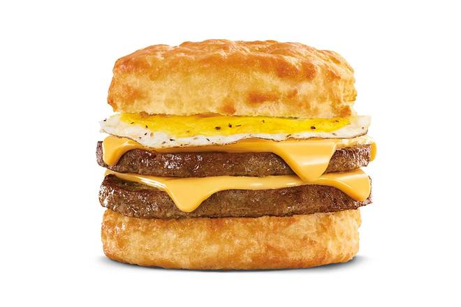 Order Super Sausage Biscuit w/ Fried Egg food online from Hardee's store, Saint Pauls on bringmethat.com
