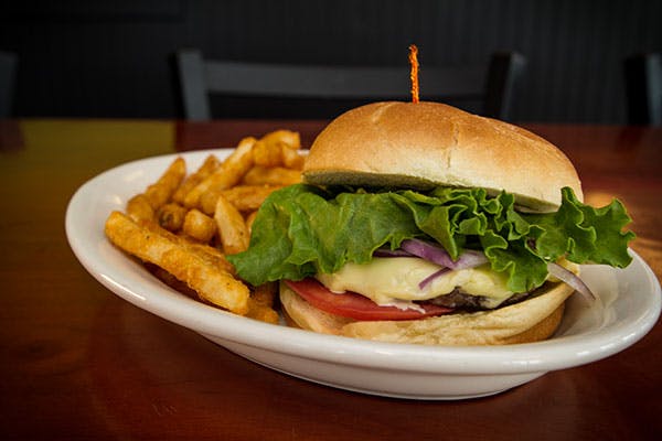 Order Cheeseburger Works - 1/4 Lb. food online from Brother's Pizza Chambersburg store, Chambersburg on bringmethat.com