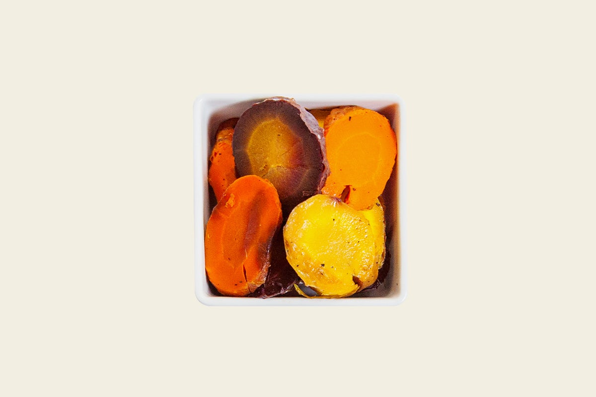 Order ROASTED RAINBOW CARROTS  food online from Little Beet store, New York on bringmethat.com