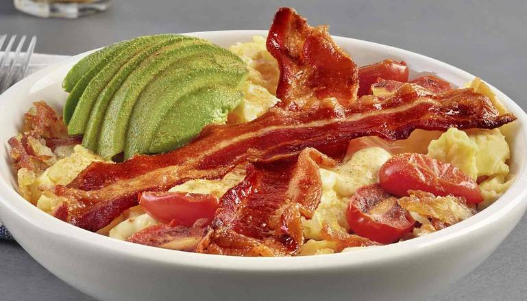 Order Avocado Bacon Scramble Bowl food online from Metro Diner store, Middletown on bringmethat.com