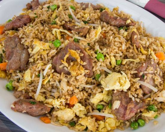 Order Beef Fried Rice 牛炒飯 food online from Bamboo Garden store, Savannah on bringmethat.com